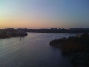 Viste serali dalla metro Viste serali dalla metro