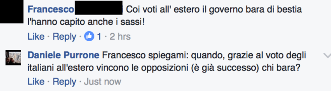 E quando vincono gli altri?